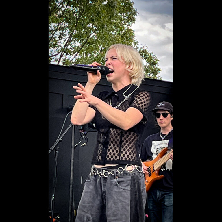 Veronica melts one... I mean, belts one out.